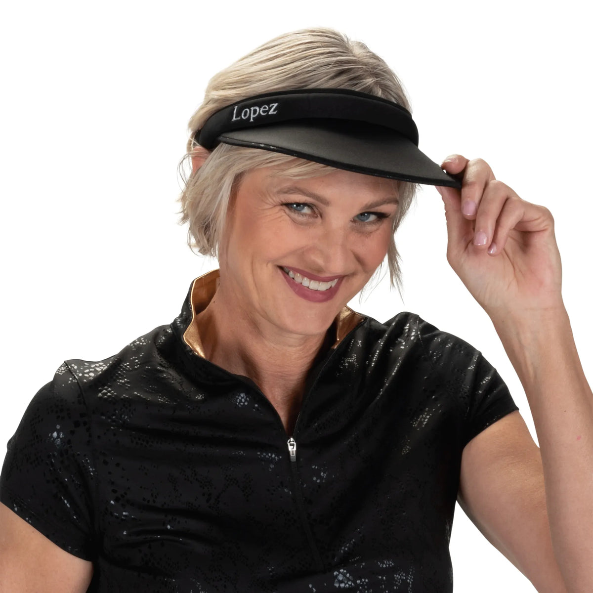 Nancy Lopez Golf Sizzle Reverse Clip Visor