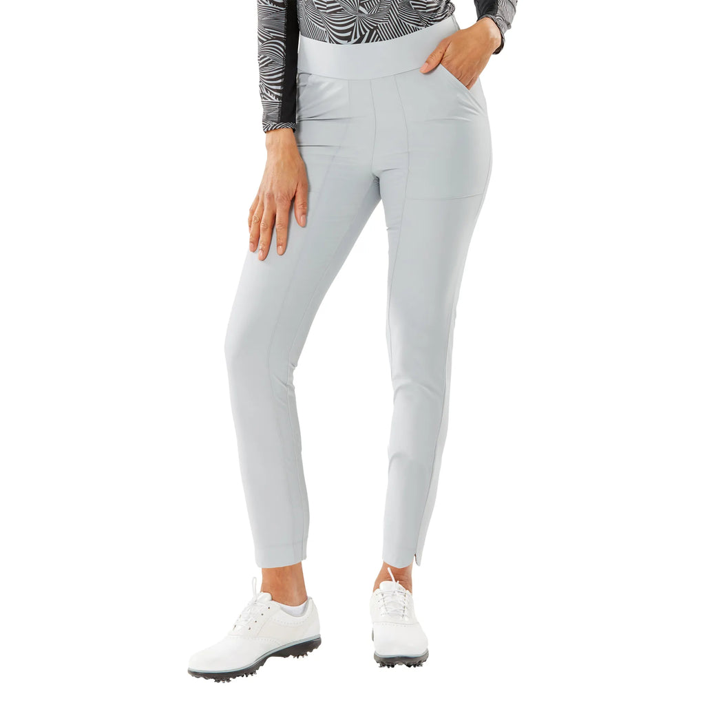 Nancy Lopez  Ace Cropped Pant Silver