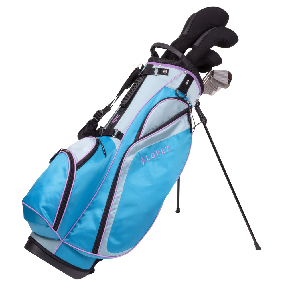 Girl's golf bag with online golf clubs