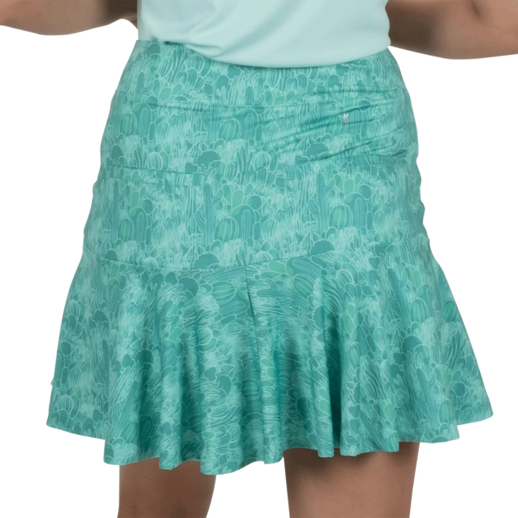 Nancy Lopez  Flip Skort (Sonora Print) Aqua Multi