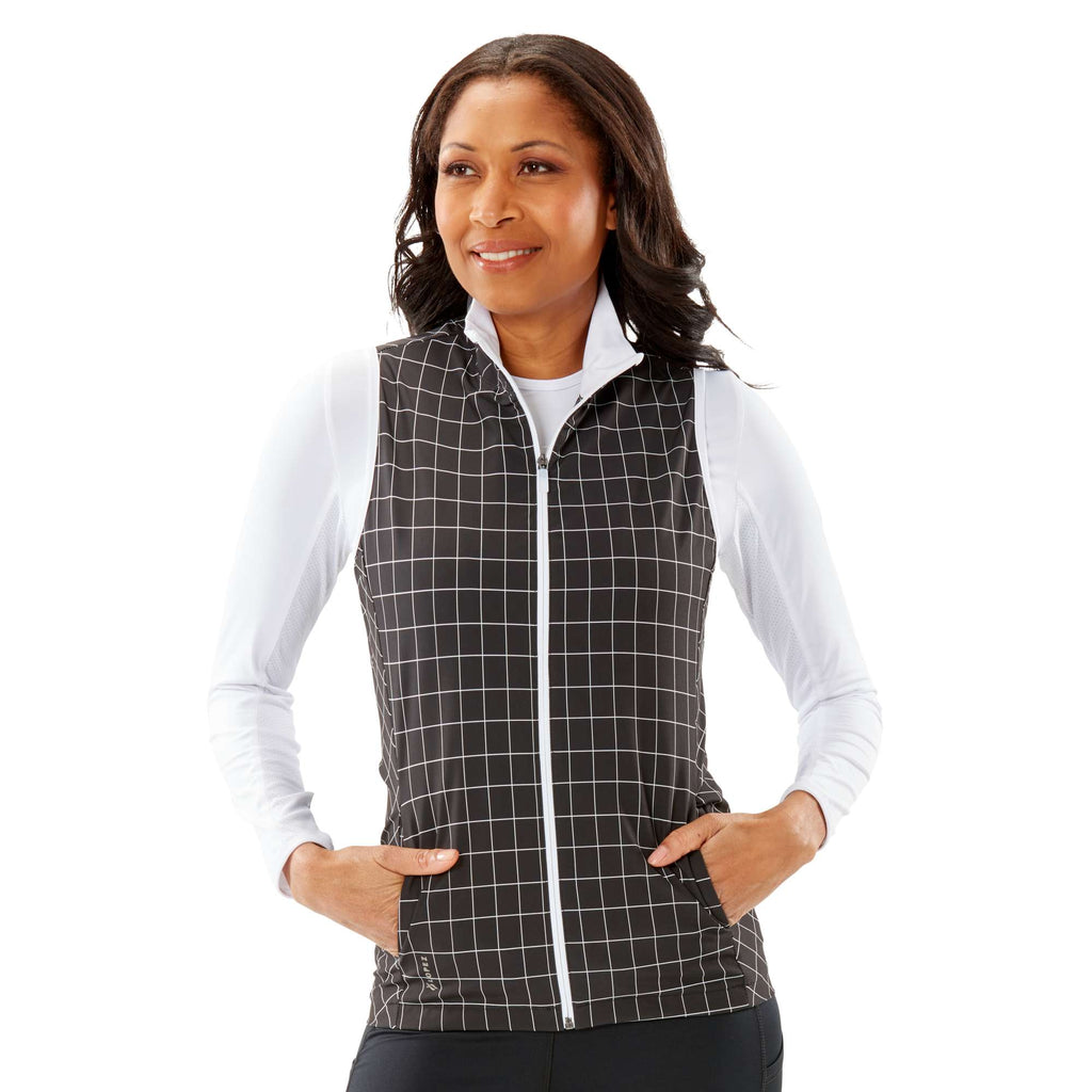 Nancy Lopez  Zippy Vest Black Multi