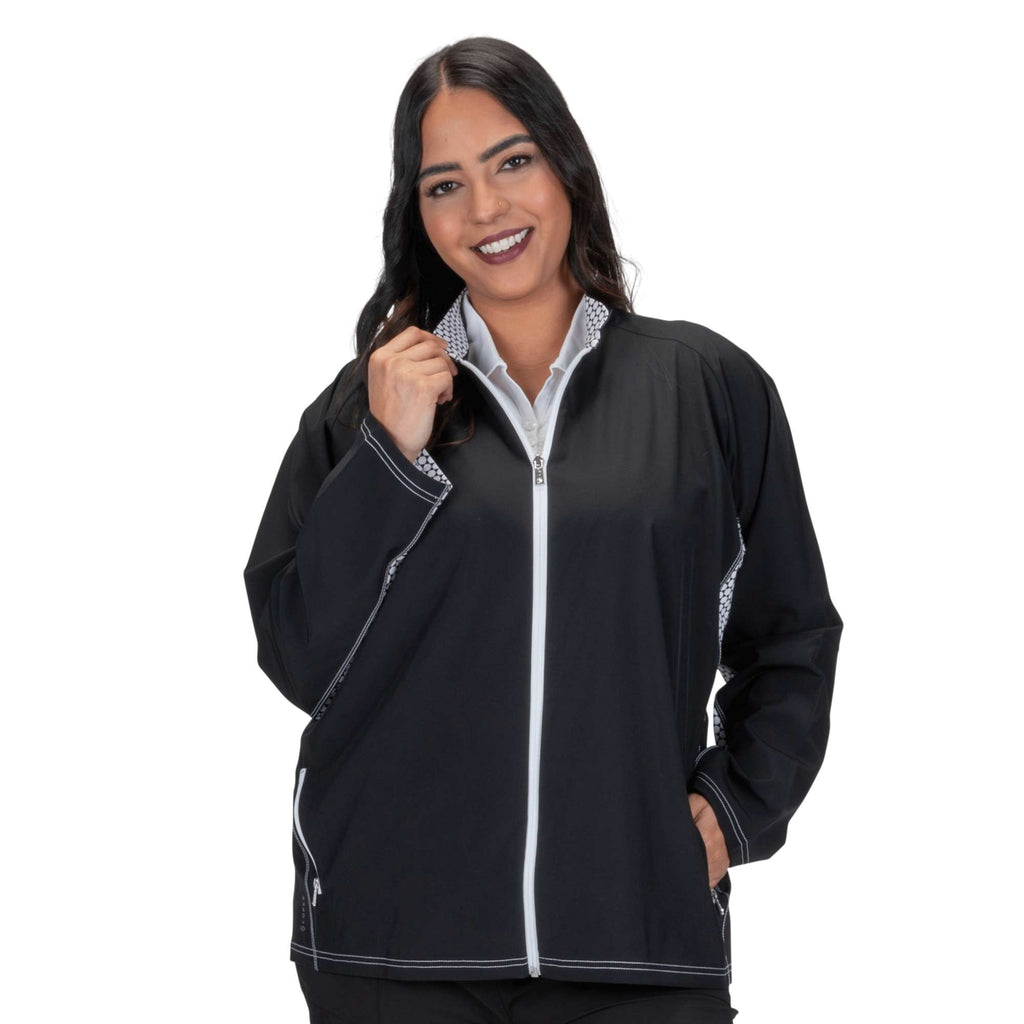 Nancy Lopez  Gleam Jacket Plus Black Multi